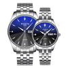 New Top Brand Casual Double Calendar Luminous Quartz Couple's Watches