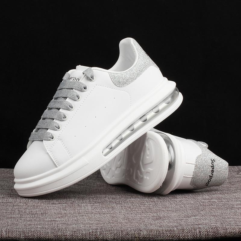 Spring and Autumn Small White Shoes Classic Air-cushioned Couple Flatform Shoes