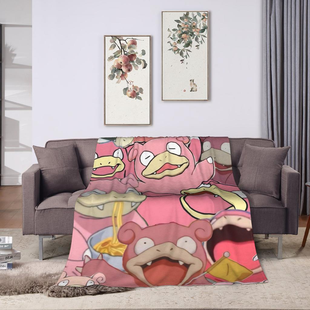Soft Blankets Decorative Slowpoke Cartoon Bedding Throws Flannel Bedspread For Outdoor Fashion Sofa Bed Cover