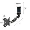 Smartphone Fence Mount Bracket For Live Streaming Adjustable Angle Action Camera Holder For Sports Record Baseball Softball