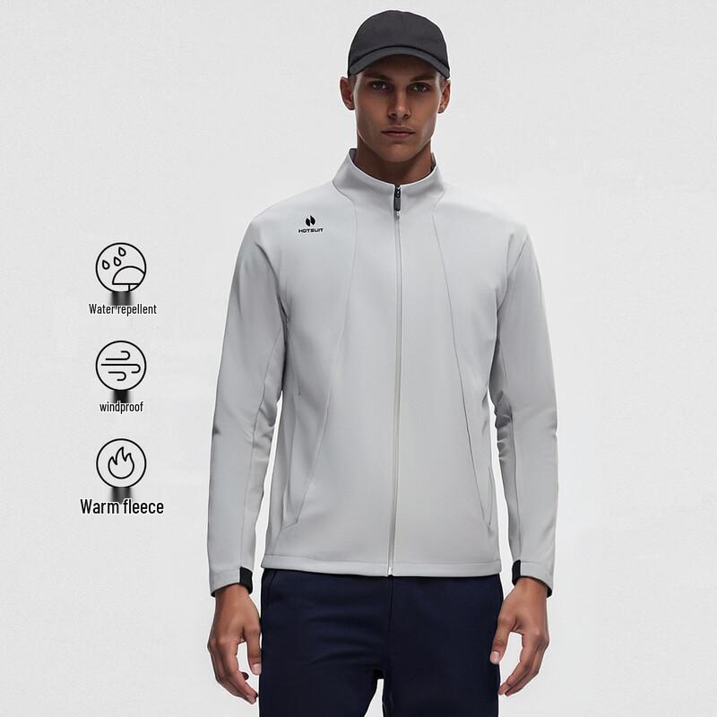 Мужская ветрозащитная куртка Softshell HOTSUIT с флисовой подкладкой для активного отдыха