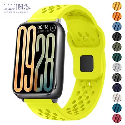 Спортивный браслет для Redmi Watch 6/5/4 Ремешок Браслет для Xiaomi Mi Band 9 Pro/8 Pro Силиконовый ремешок с вырезами Аксессуары