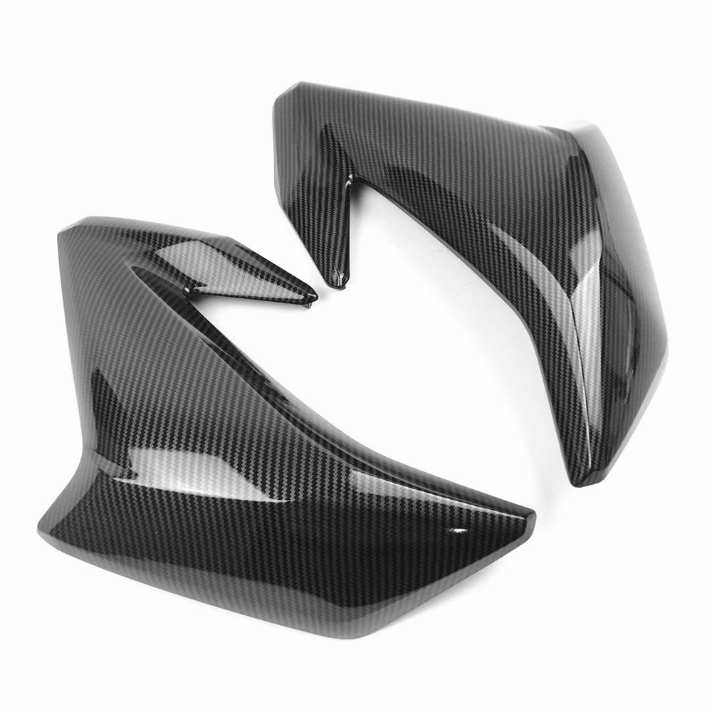 Carbon Fiber Paint Gas Tank Side Trim Insert Cover Panel Fairing For Kawasaki Z900 2017 2018 2019
