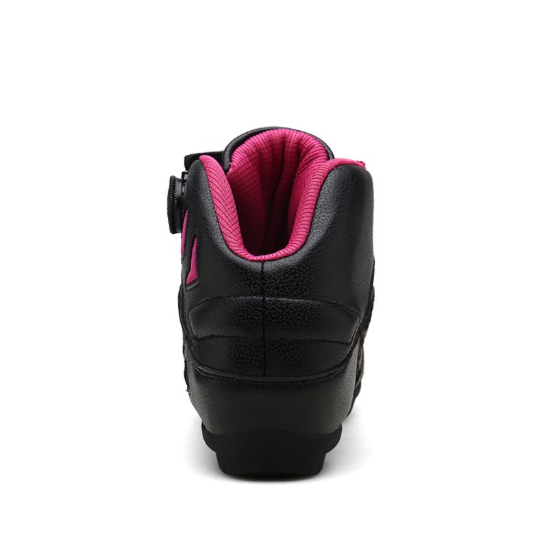 Мужские/женские высокие мотоциклетные ботинки 36–48, мотоциклетные ботинки, велосипедные ботинки с поворотной кнопкой и липучкой