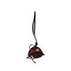 Miu Miu Leather Keyring Trick Burgundy