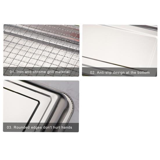 Одноразовый гриль для барбекю, угольный гриль, высокая стабильность, нескользящая, равномерная теплопроводность, простая установка, портативный гриль