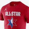 Nike Футболка с коротким рукавом All-Star 2020 Paul George Dri-Fit, мужские топы, красная, BV9193-667