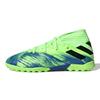 Футбольные бутсы для детей adidas Nemeziz с нескользящей подошвой и амортизацией, низкие, зеленые, для детей, FV4006