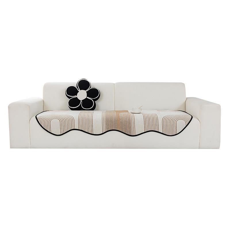 Light Luxury High-End Special-Shaped Sofa Cushion New Four-Season Universal Seat Cushion Non-Slip Leather Sofa Cover Cover Cloth