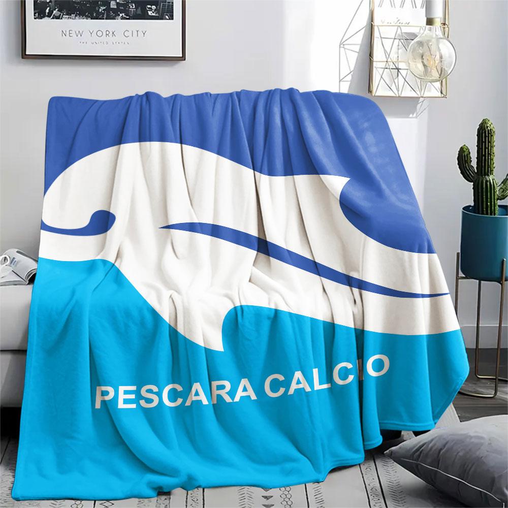 1PC Delfino Pescara 1936 Patterned Flannel Blanket Suitable For All Seasons for Home Decor Warmth and Comfort Gifts Holiday Present