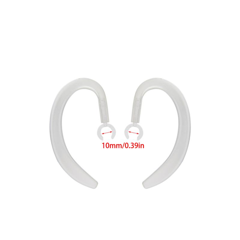 1 пара резиновых поворотных выдвижных ушных крючков для наушников Bluetooth-гарнитуры