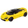 Модель спортивного автомобиля McLaren 720S Alloy Sport Car 1/24 с четырьмя колесами и функцией амортизации, подойдет в качестве подарка на праздник для детей
