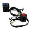 7/8'' 22mm Motorcycle Handle Bar Left and Right Switches Horn Turn Signal Headlight Electric Start Handlebar Controller Switch