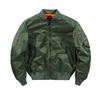 Men's Spring MA-1 Bomber Jacket: Solid Color Motorcycle Outerwear, Plus Size Baseball Collar Flight Suit
