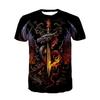 Dragon Print Clothes Men Funny Men's Summer Clothes T Shirt Men Short Sleeve Tee Dragon Graphic T Shirts Personalized T-shirt