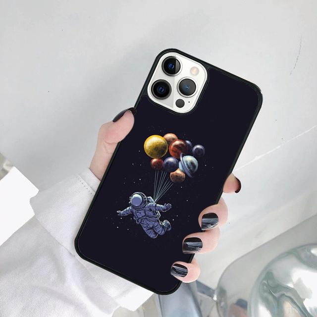 Чехол для телефона 'Космическое пространство' Для iPhone 17 Air 15 Pro MAX 16 Plus 14 12 11 13 coque