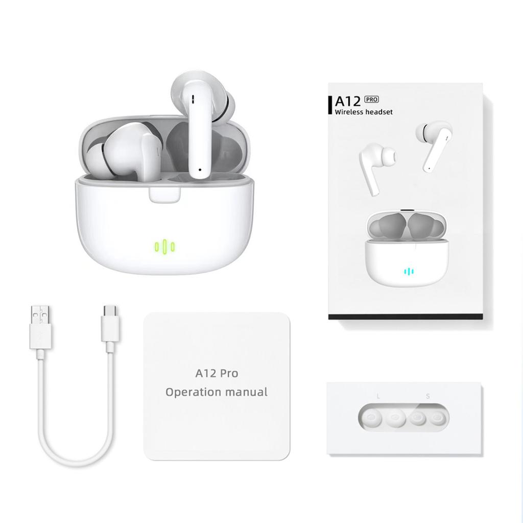 Digital Display Mini TWS Wireless Bluetooth Earbuds In-Ear Unisex Macaron Earphones Sports Waterproof