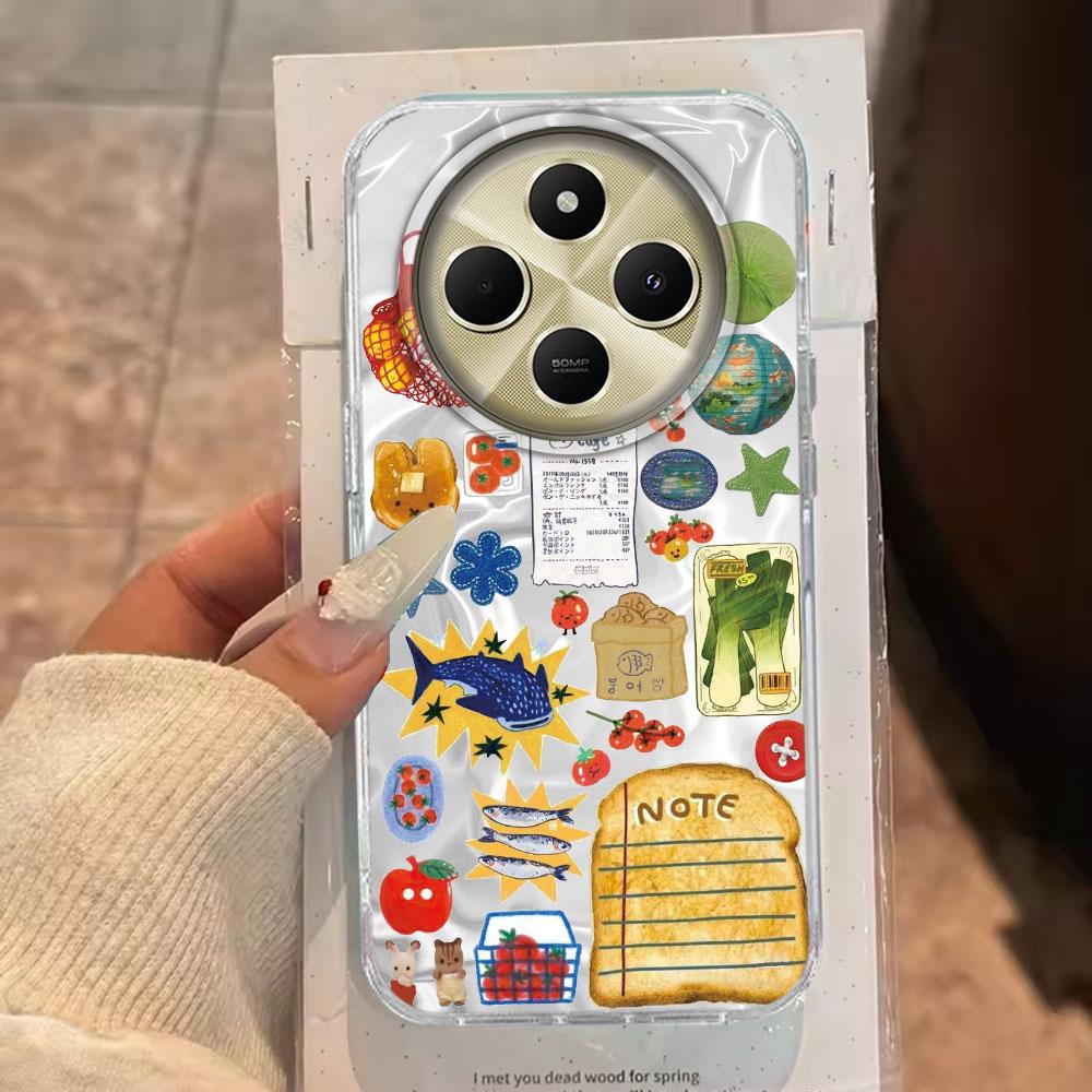 Пейзаж у моря Вино Лимон Чехол для телефона для Xiaomi Redmi Note 14 13 12 11 11S 10 9 10S Pro A5 A3 A4 A3X 9C 13C 14C 9C A1 A2 Чехол
