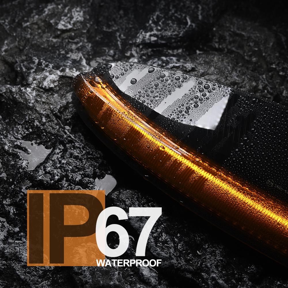 Дымчатое светодиодное динамическое боковое зеркало, угловой поворотник для Benz C-Class W204 S204 ML W164 Viano Vito W639, плавные указатели поворота