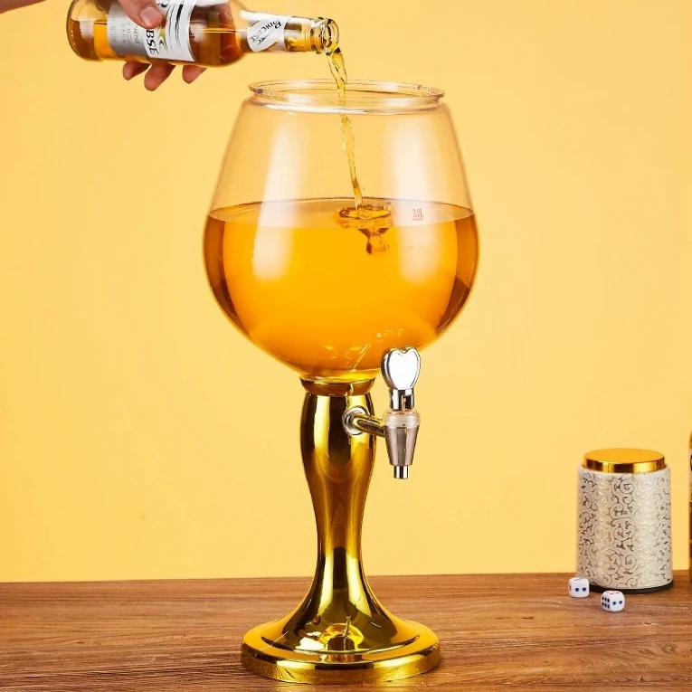 Hot sale 4L Commercial Light Emitting Diode Bar Water Dispenser Tower Automatic Beer Tower Party 3L Automatic Beer Water