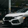 For Honda Civic Hatchback 2016 2017 2018 2019 2020 2021 Front Bumper Spoiler Splitter Front Shovel Guard Body Modification Kit
