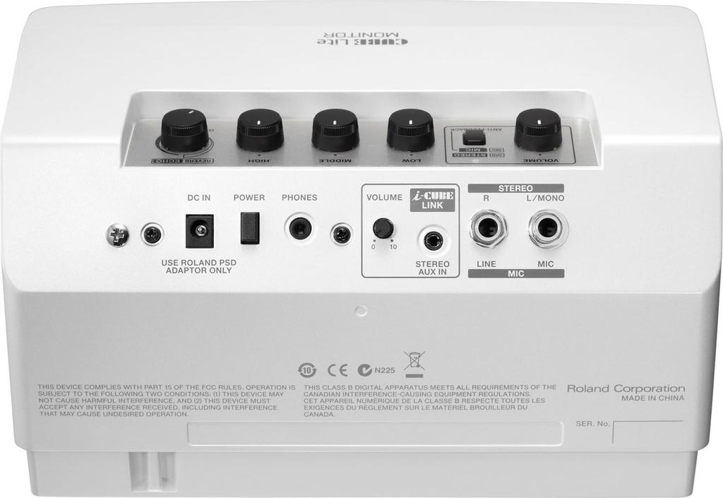 Усилитель стереомонитора Roland CUBE Lite MONITOR CUBE-LM-WH
