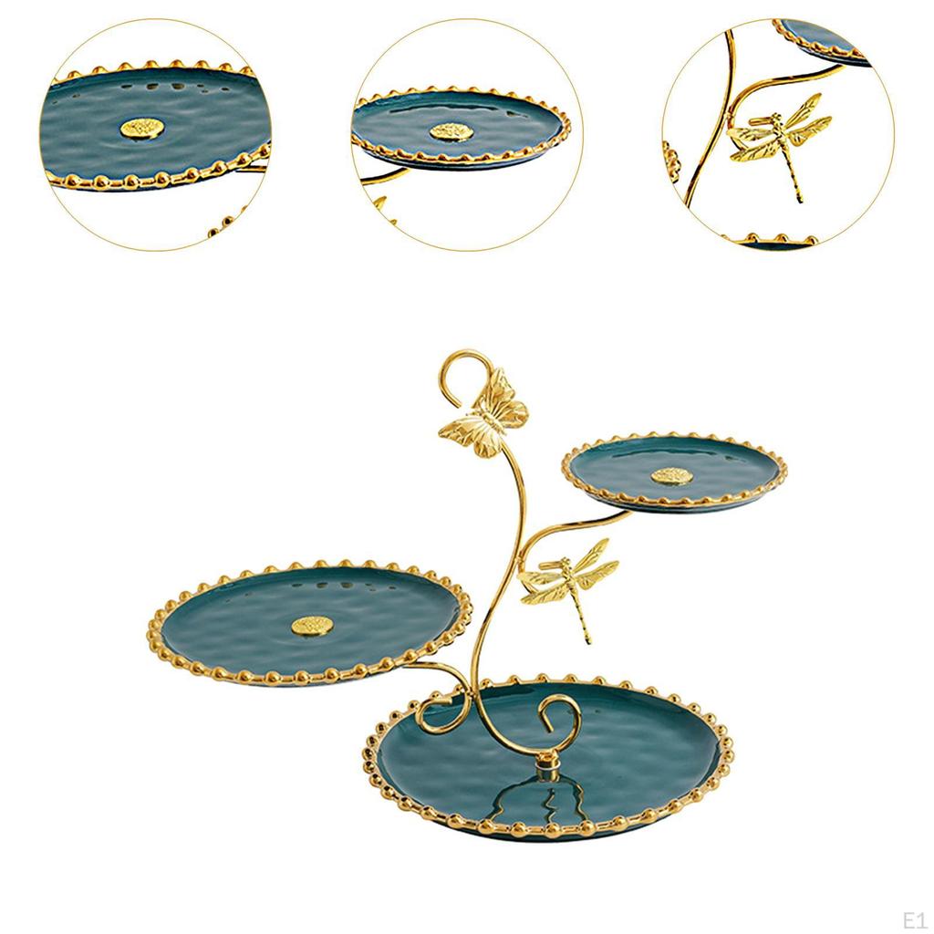 3-слойная подставка для кексов, подставка для еды, фруктовая тарелка для кексов