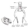 Портативный карманный мини-набор инструментов из нержавеющей стали: складные плоскогубцы, нож, брелок, отвертка. Многофункциональный инструмент для улицы.