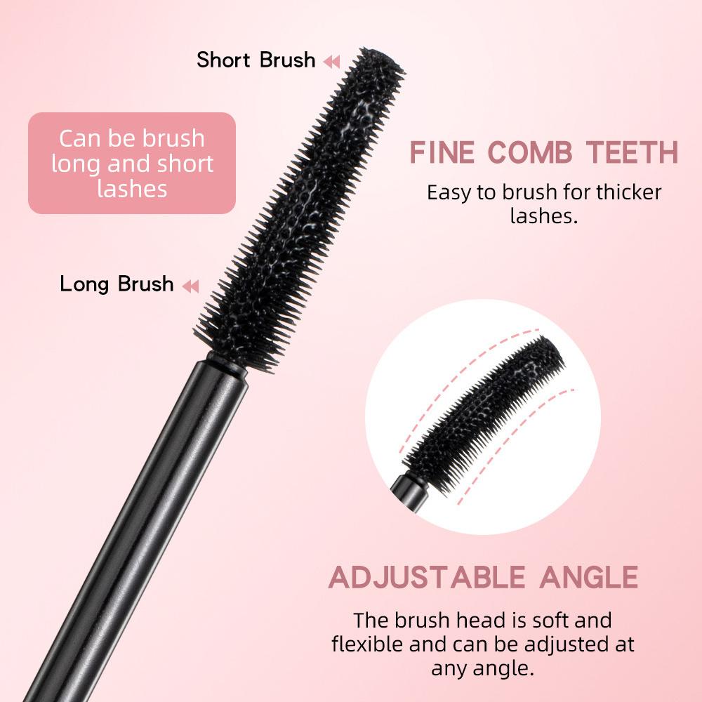 Black Mascara Natural Curl Long and Thick Waterproof and Sweatproof Dazzling Mascara Cosmetic