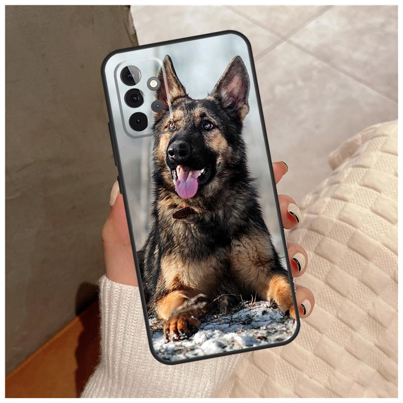 Немецкая овчарка Для Samsung Galaxy A36 A56 A16 A26 A06 A52 A53 A33 A13 A34 A54 A14 A15 A35 A55 A22 A32 Чехол