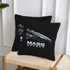 Mass Effect Normandy Sr1 2 Pcs Square Pillowcase Pillow Cover Cushion Decor Comfort Throw Pillow For Home Sofa