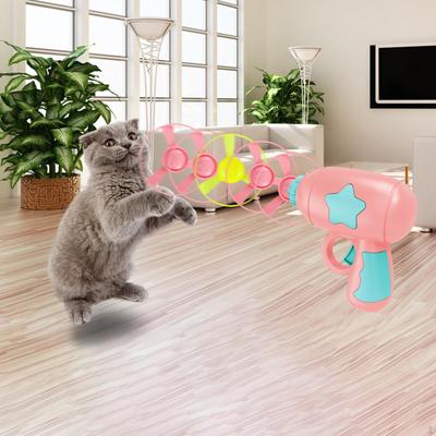 Игрушки для кошек, интерактивные игры, летающие пропеллеры, котенок для упражнений, нуждается в обучении гонке