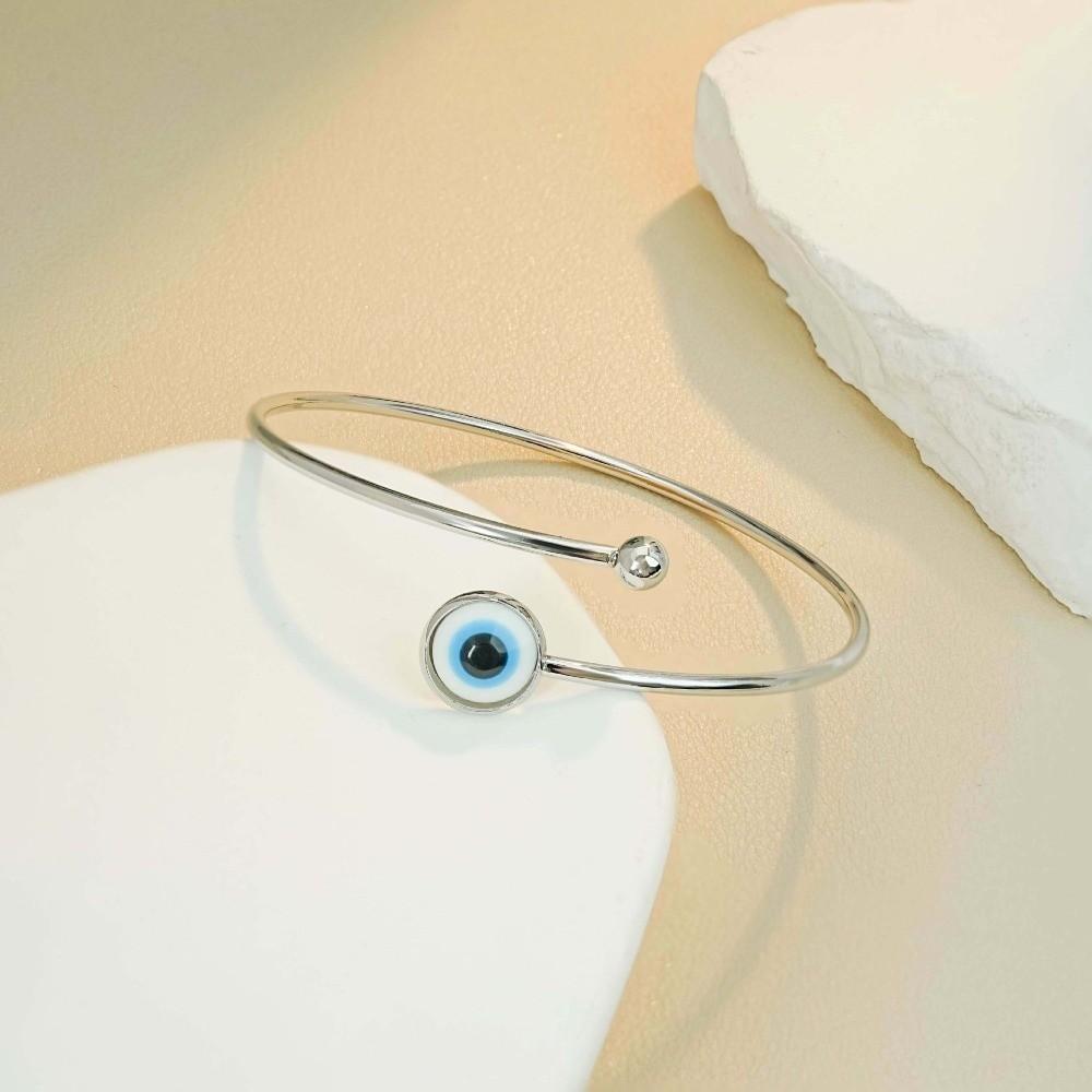 Personalized Demon Eye Bracelet Gothic Blue Eye Ring Adjustable Creative Bangle Special Occasions