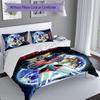 3pcs Custom Name UFO Robo Grendizer Bedding Set,Includes 1 Duvet Cover and 2 Pillowcases,All-season Bedroom Decor