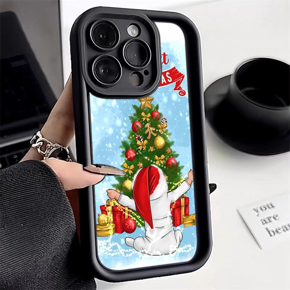 Чехлы для телефонов Ae108 Happy New Year Merry Christmas для Xiaomi 14T 12 11 Lite 5G NE Redmi 13C 14C 9a A3 Note 12 Pro 11s Angel Eye Ladder Protective Cover