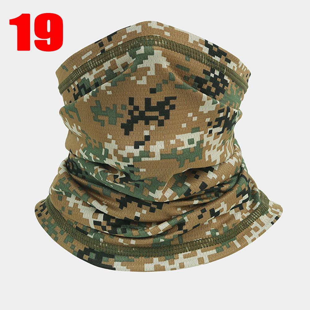 Neck Gaiter Bandana Face Mask Camouflage Windproof Tube Scarf Fishing Cycling Ski Tactical Outdoor Hiking Skiing Face Cover