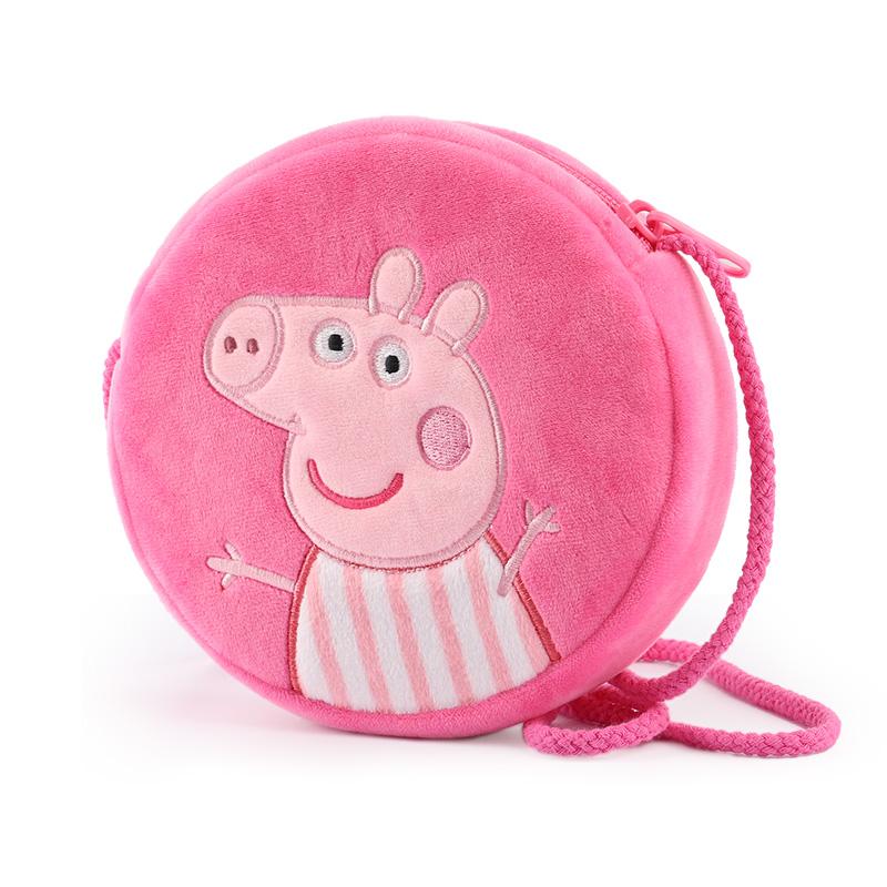 16-19CM Genuine Peppa Pig Bundle pocket 8 Friends Daddy Mammy Peppa George Plush Bahs Stuffed Dolls Pajamas Peppa Kids Gift