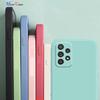 Однотонный квадратный мягкий силиконовый чехол для Samsung Galaxy A53 A73 A33 A23 A13 4G 5G Coque Защитная задняя крышка для камеры