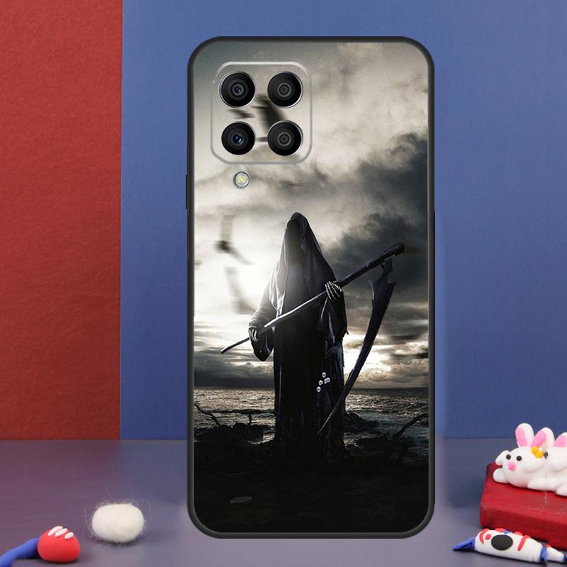 Death Grim Reaper Skull Case For Samsung Galaxy M31 M21 M11 M13 M54 M34 M14 M56 M36 M16 M53 M32 M52 M35 M55 M15 M06
