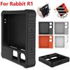 Для Rabbit R1 2 шт. закаленное стекло пленка + силиконовый чехол против падения защитный корпус оболочка против царапин чехол для Rabbit R1 AI PC