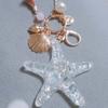 Sea World Gift Pendant Shell Accessories Pearl Key Chains Key Ring Shell Keychain Starfish Keychain