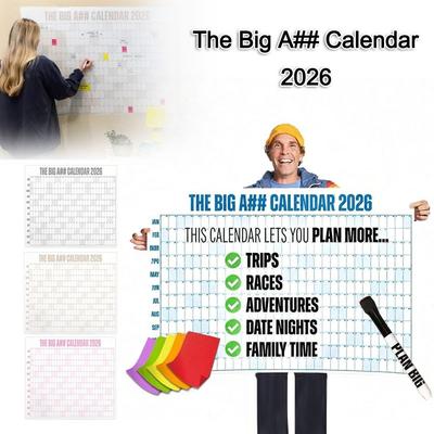 Большой настенный календарь-планировщик Цель Список дел Планировщик Прочный Органайзер расписания Канцелярские товары