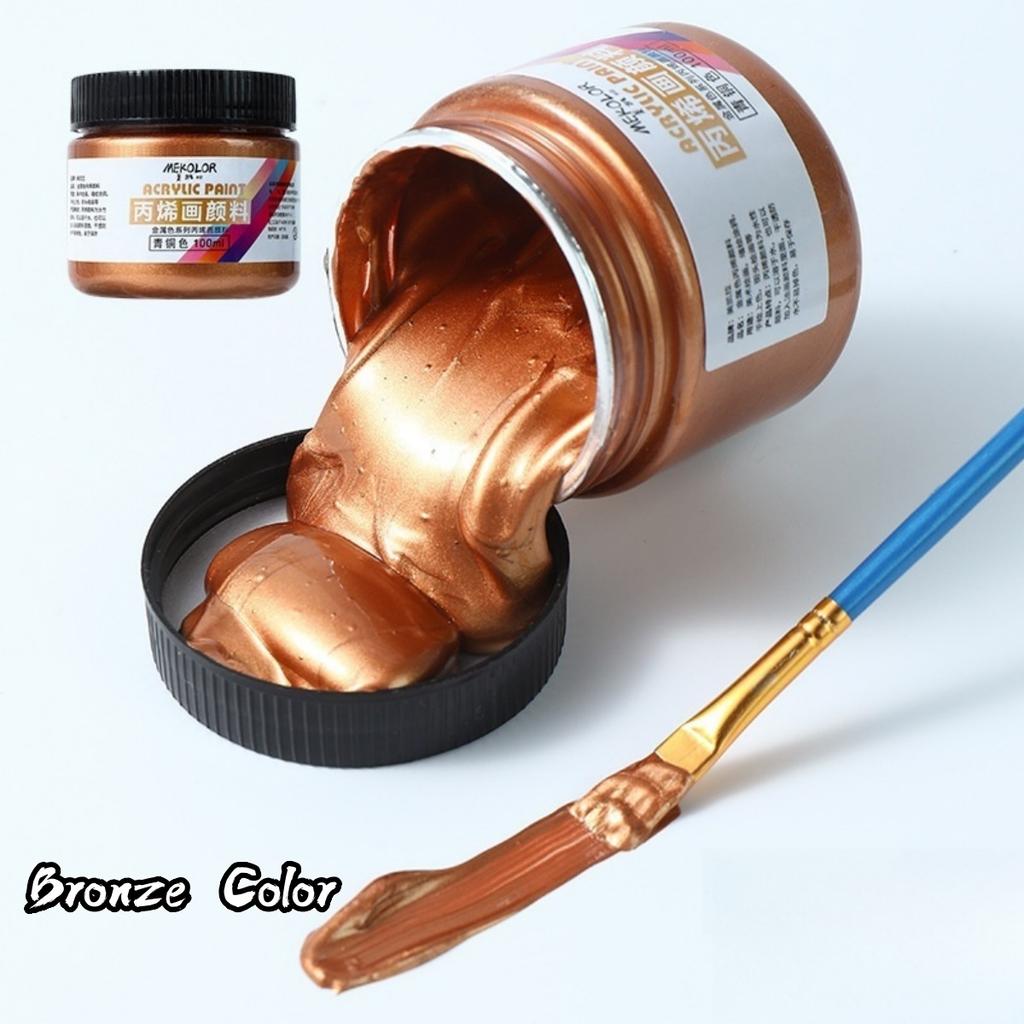 Набор матовой акриловой краски 100 мл Премиальные цвета Формула без растрескивания для росписи камней Ткань Холст Деревянные поделки Водостойкое искусство Суп