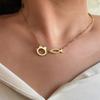 Stainless Steel Necklaces Cute Cat And Fish Pendant Chain Choker Charm Fashion Necklace For Women Jewelry Party Birthday Gifts