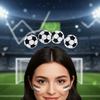 10pcs/set Cute Basketball Hair Clips Zinc Zinc Alloy Side Clip for Fans Soccer Hairpins Set  Daily