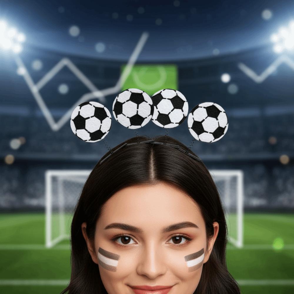 10pcs/set Cute Basketball Hair Clips Zinc Zinc Alloy Side Clip for Fans Soccer Hairpins Set  Daily