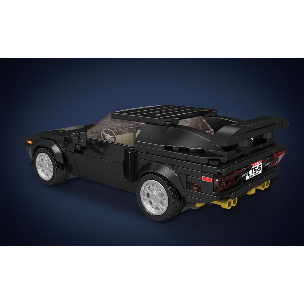 MOULD KING 27032 Speed Champion Racing Car Building Sets with Acrylic Display Case, GTS-5 Super Car