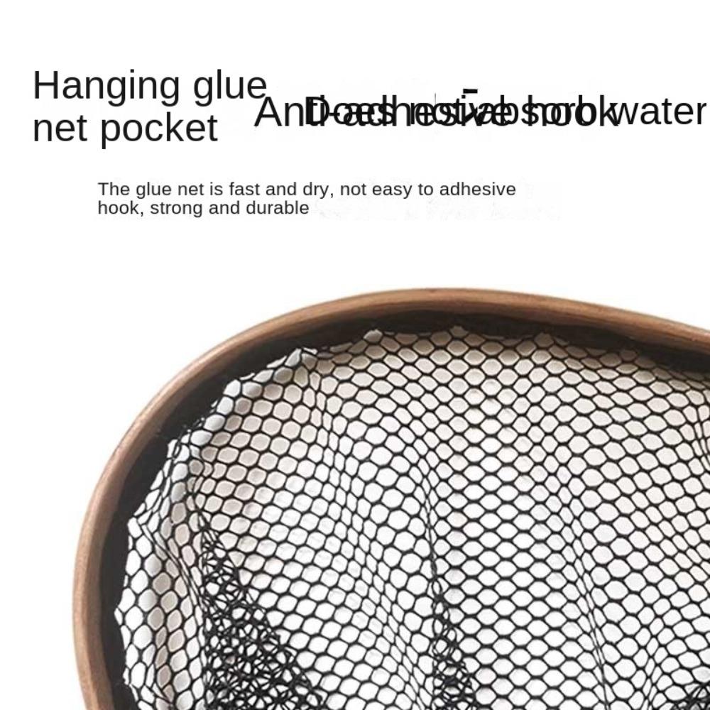 Wooden Handle Trout Net Landing Net Fishing Equipment Trout Fishing Mesh Trout Landing Net