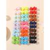 20/30/40pcs 1.2'' Ribbon Mini Hair Bows Clips for Baby Girls Cute Handmade Bowknot Hairpins Headwear Toddlers Hair Accessories