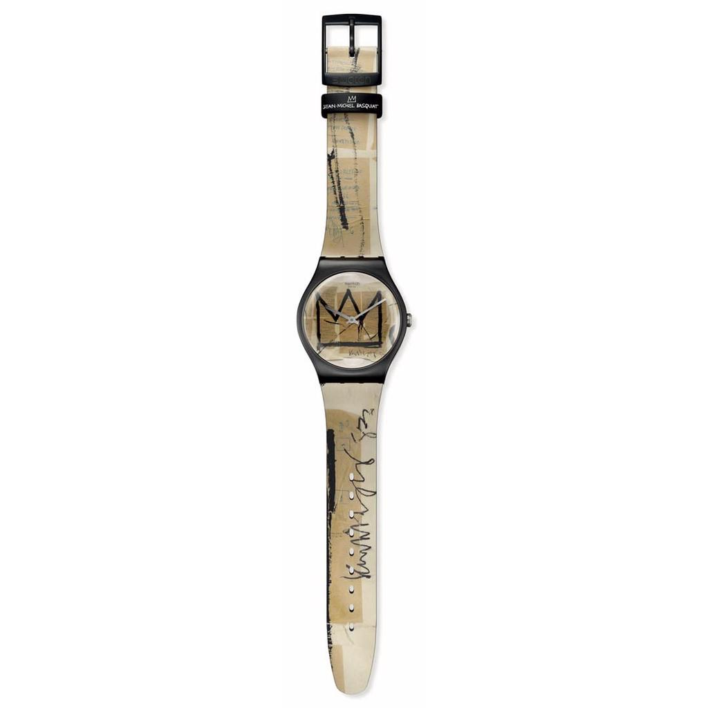 Swatch UNTITLED BY JEAN-MICHEL BASQUIAT NEW GENT SUOZ355 Наручные часы